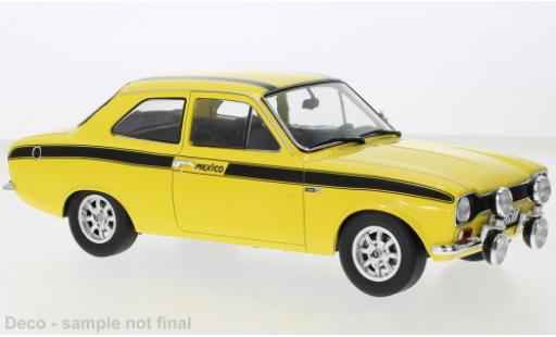 Miniature Ford Escort 1/18 MCG MK I Mexico jaune 1973 Ford Escort 1/18 MCG MK I Mexico jaune 1973 miniature