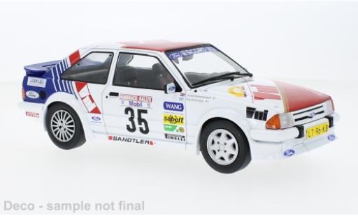 Miniature Ford Escort 1/18 MCG MK III RS Turbo No.35 Hunsrück Rallye 1985 Ford Escort 1/18 MCG MK III RS Turbo No.35 Hunsrück Rallye 1985 miniature