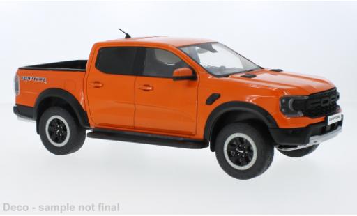 Miniature Ford Ranger 1/18 MCG Raptor orange 2023 Ford Ranger 1/18 MCG Raptor orange 2023 miniature