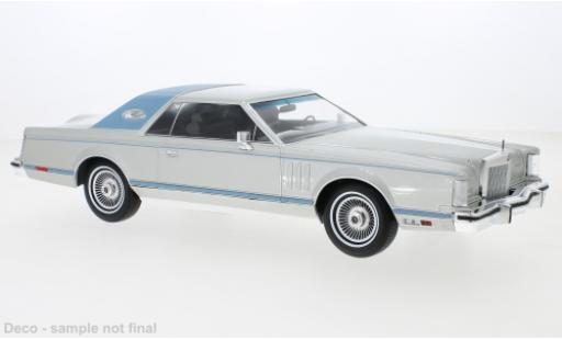 Lincoln Continental 1/18 MCG Mark V grise 1978 miniature
