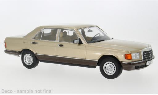 Mercedes Classe S 1/18 MCG (W126) metallise beige 1979 1:18 miniature