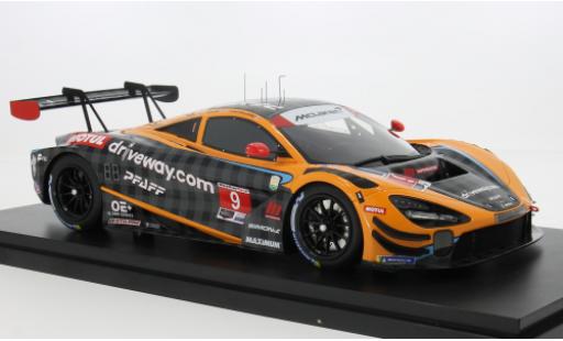Miniature McLaren 720 1/43 Top Speed S GT3 EVO #9 1:43 McLaren 720 1/43 Top Speed S GT3 EVO #9 1:43 miniature