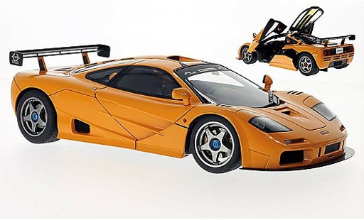 McLaren F1 LM Edition 1/18 Autoart orange 1995 miniature