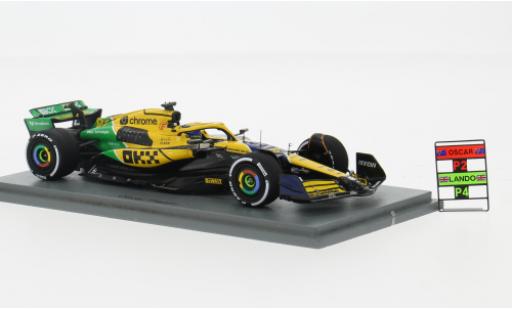 McLaren F1 1/43 Spark MCL38 GP Monaco 2024 Team #81 O.Piastri 1:43 miniature