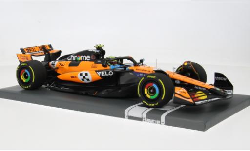 Miniature McLaren F1 MCL39 Formel 1 GP Monaco 2025 Team #4 L.Norris 1/18 Minichamps