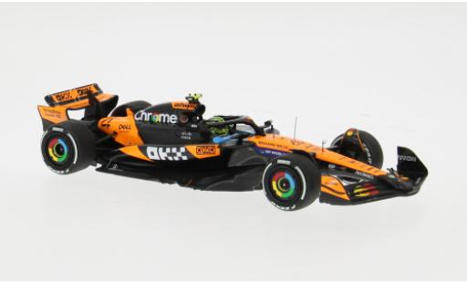 Miniature McLaren F1 MCL39 Formel 1 GP Ungarn 2025 Team #4 L.Norris 1/43 Minichamps