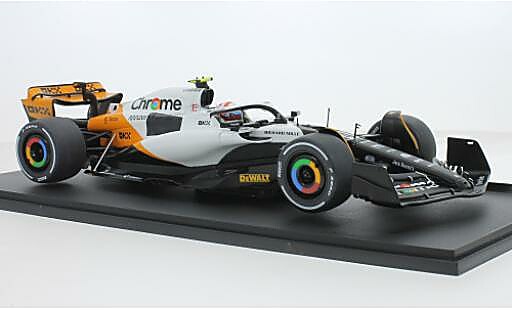Miniature McLaren F1 1/18 Solido MCL60 Formel 1 GP Monaco 2023 Team #4 L.Norris 1:18