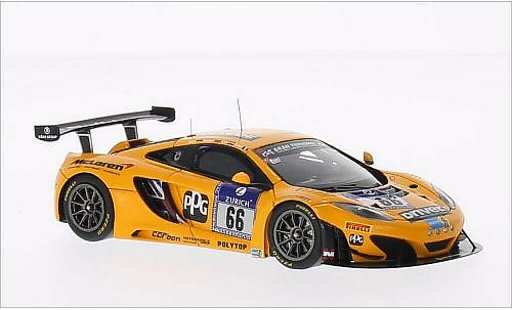 McLaren MP4-12C GT3 1/43 Spark No.66 Dorr Motorsport 24h Nurburgring 2014 /S.Bert miniature