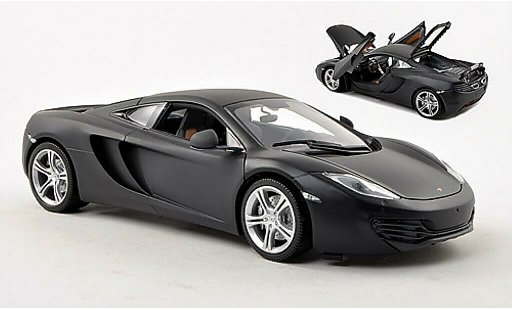 McLaren MP4-12C Base 1/18 Minichamps mat-noire 2011 miniature