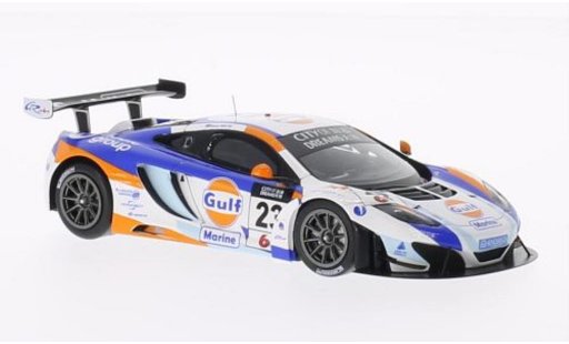 McLaren MP4-12C Base 1/43 Spark No.23 Gulf City of Dreams Macau GT Cup 2013 miniature