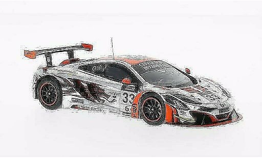 McLaren MP4-12C Base 1/43 Spark No.33 Clearwater Racing City of Dreams Macau GT Cup 2013 miniature
