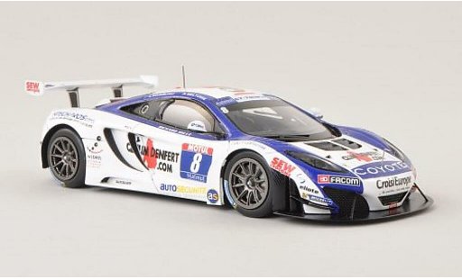 McLaren MP4-12C Base 1/43 Spark No.8 FFSA GT Tour 2013 /L.Pasquali miniature