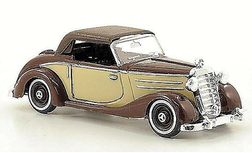 Mercedes 170 Cabriolet 1/87 Busch S Cabrio beige/marron ferm&Atilde;&copy; 1949 miniature