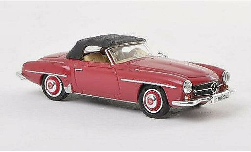 Mercedes 190 Base 1/87 Ricko rouge miniature