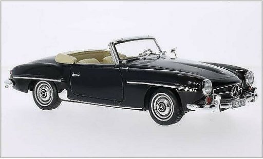 Mercedes 190 Base 1/18 Norev noire 1957 miniature