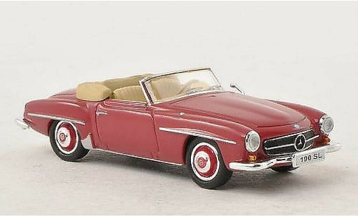 Mercedes 190 Base 1/87 Busch (W121 BII) rouge miniature