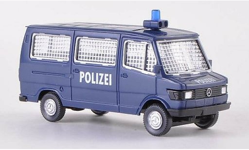 Mercedes 207 D 1/87 Wiking Bus Police miniature
