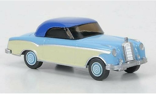 Mercedes 220 Coupe 1/87 Wiking bleu/beige/bleu miniature