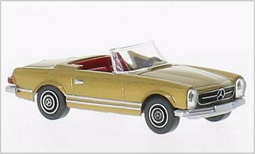 Mercedes 250 Base 1/87 Wiking SL Cabriolet gold miniature