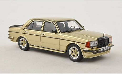 Mercedes 280 Coupe 1/43 Neo E (W123) AMG gold 1980 miniature