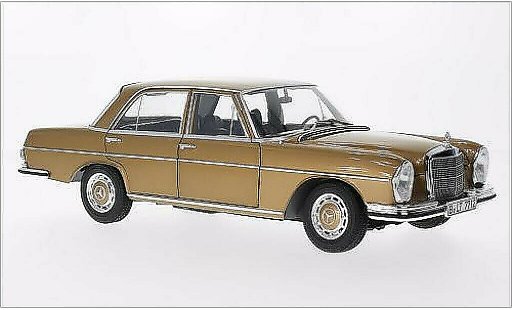 Mercedes 280 SE 1/18 Norev (W108) gold 1968 miniature