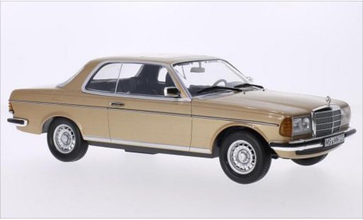 Mercedes 280 Coupe 1/18 Norev (W123) CE gold 1980 miniature