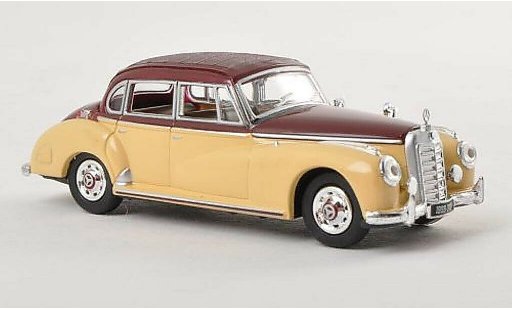 Mercedes 300 Base 1/87 Ricko Berline marron/beige 1955 miniature