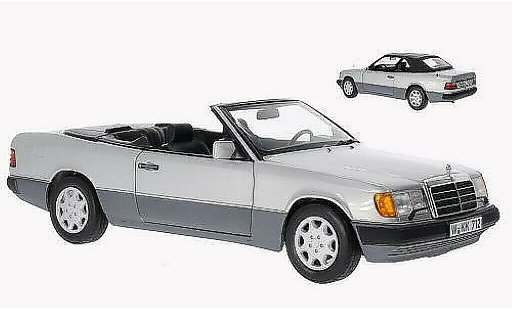 Mercedes 300 Coupe 1/18 Norev CE-24 Cabriolet grise 1989 miniature