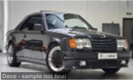 Mercedes 300 1/43 Solido CE 6.0 AMG noire 1988 1:43 miniature