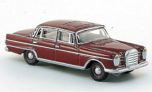 Mercedes 300 Base 1/87 Bub Heckflosse rouge miniature