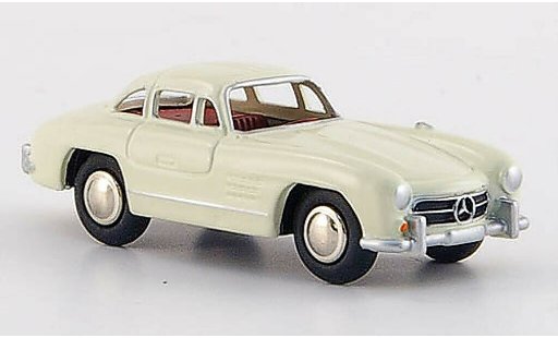 Mercedes 300 Base 1/87 Bub creme-blanche rotes Interieur 1954 miniature