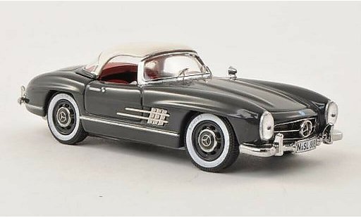 Mercedes 300 Roadster 1/43 Schuco Hardtop grise/beige miniature
