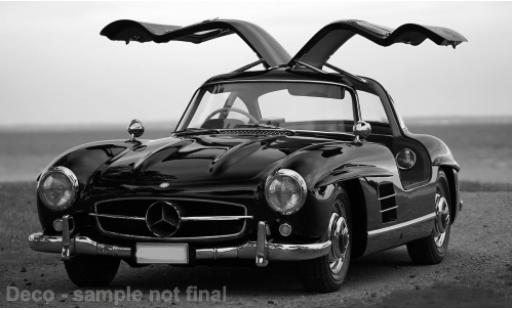 Mercedes 300 1/18 I Norev SL (W198) noire 1955 1:18 miniature