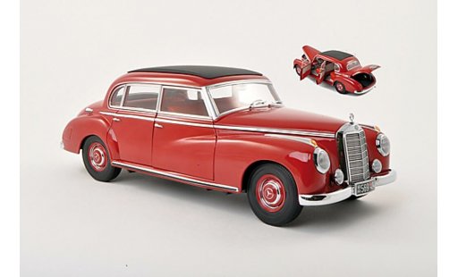 Mercedes 300 Base 1/18 Norev (W186) rouge miniature