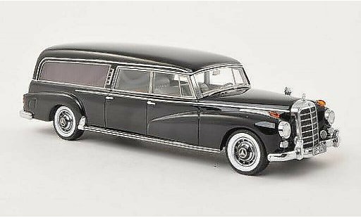 Mercedes 300 Utilitaire 1/43 Matrix (W186) Binz Hearse noire Leichenwagen 1956 miniature
