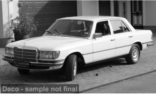 Mercedes 350 1/18 I Norev SEL (W116) blanche 1972 1:18 miniature