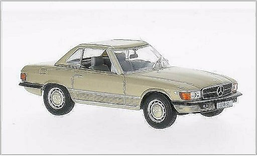 Mercedes 350 Base 1/43 WhiteBox (R107) metallise beige 1971 miniature