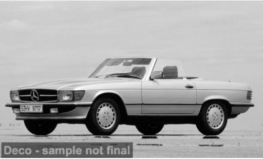 Mercedes 450 1/18 I Norev SL (R 107) grise 1985 1:18 miniature
