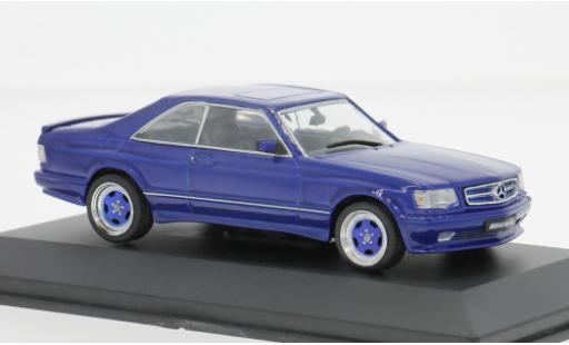 Mercedes 560 1/43 Solido SEC (C126) AMG bleue 1:43 miniature