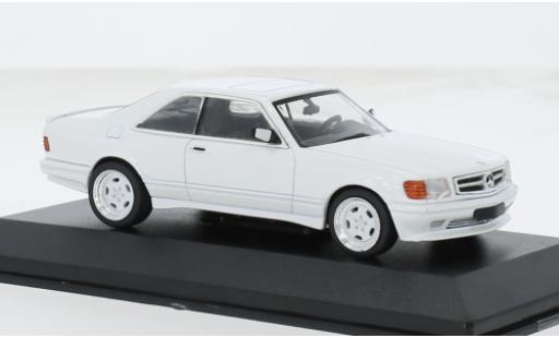 Mercedes 560 1/43 Solido SEC (C126) AMG Wide Body blanche 1:43 miniature
