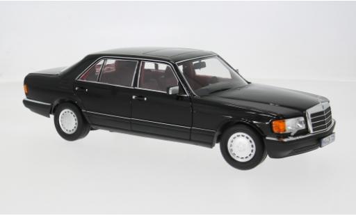 Mercedes 560 1/18 Norev SEL (V126) noire 1991 1:18 miniature