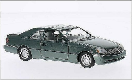 Mercedes 600 AMG 1/43 Minichamps SEC Coupe (C140) metallise verte 1992 miniature