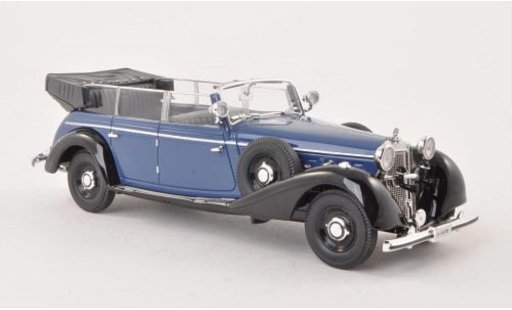 Mercedes 770 Cabriolet 1/43 Signature bleu/noire 1938 miniature