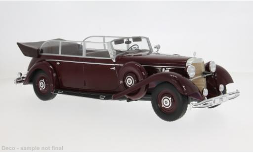 Mercedes 770 1/18 MCG (W150) Cabriolet rouge/noire 1938 1:18 miniature