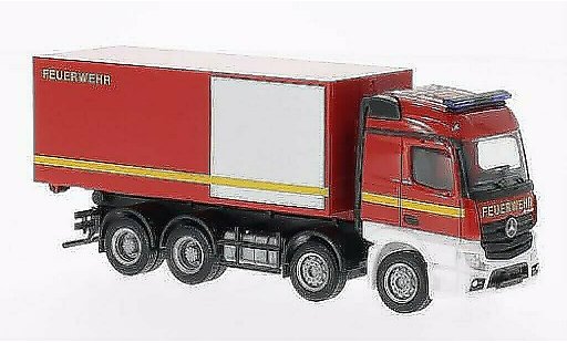 Mercedes Actros Base 1/87 Herpa 11 Pompiers Abrollcontainer-LKW miniature