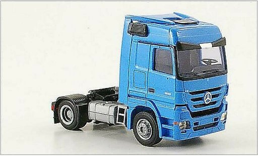 Mercedes Actros Base 1/87 AWM 1855 MP3 2-Achser Aerop. bleu miniature