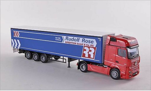 Mercedes Actros Gigaspace 1/87 AWM 2 Aerop. Giga.-KSZ Rose miniature