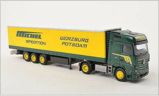 Mercedes Actros Bigspace 1/87 AWM 2 /Aerop. Michel G-KSZ miniature