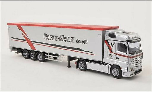 Mercedes Actros Bigspace 1/87 AWM 2 Paffe-Holz GmbH Schubboden-SZ miniature