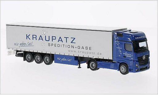 Mercedes Actros Gigaspace 1/87 AWM 2 Giga./Aerop. G-KSZ Kraupatz miniature